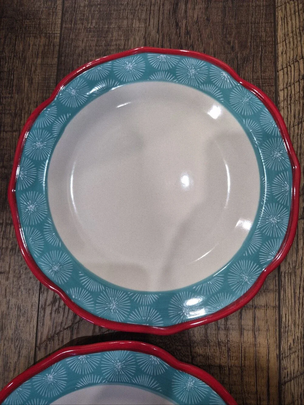 The Pioneer Woman Stoneware Discontinued Happiness Dinner Plates 10.5